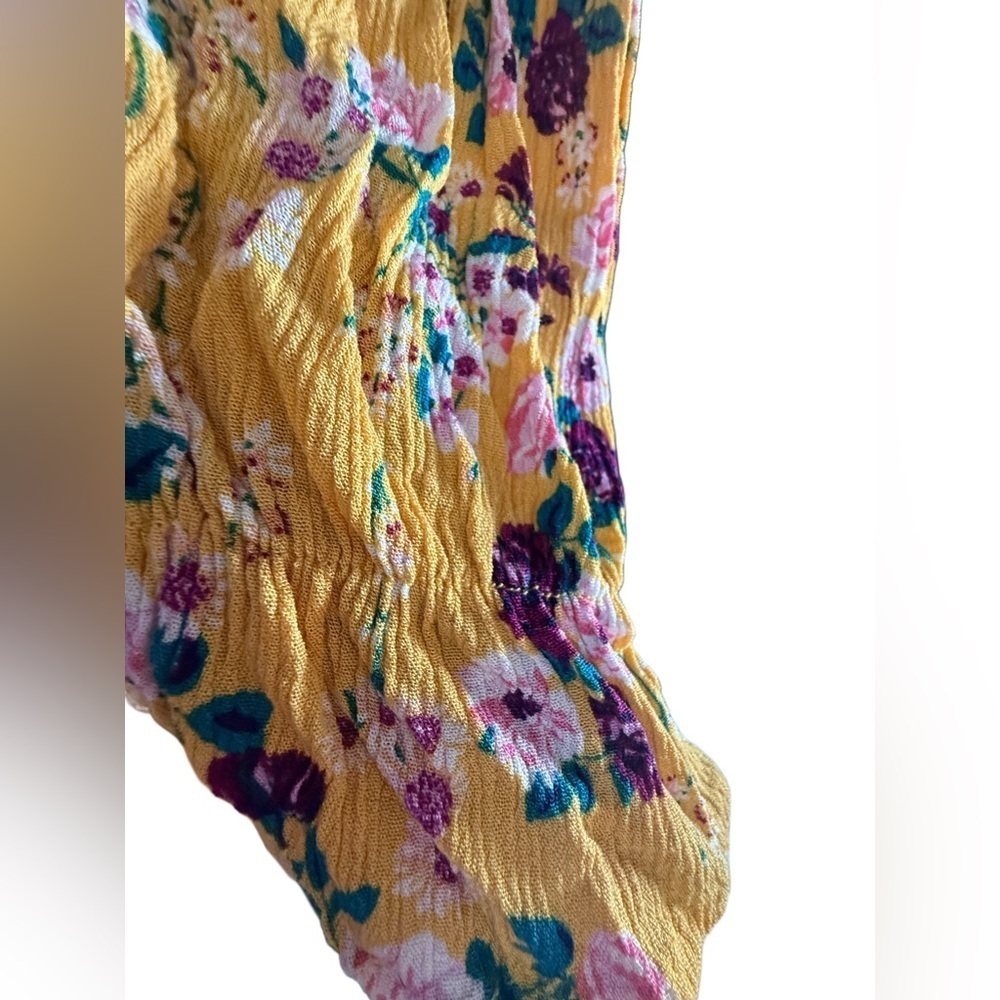 Peach Love California Off shoulder dress with attached long sleeves Size L - Picture 8 of 16